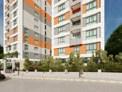 Wohnanlage New residence with a swimming pool close to the promenade, Istanbul, Turkey
