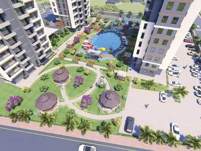 Wohnanlage Two bedroom apartments in complex with swimming pool and tennis court, 500 metres to the sea and beaches, Mersin, Turkey