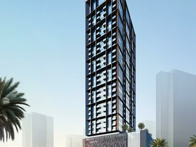 Жилой комплекс Комплекс меблированных апартаментов Altai Tower с бассейном и тренажерным залом, JVT, Дубай, ОАЭ