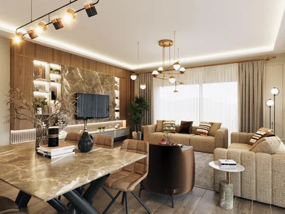 Zespół mieszkaniowy New residence with a swimming pool, restaurants and lounge areas, Istanbul, Turkey