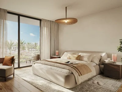 Zespół mieszkaniowy New villas and townhouses in a gated residence District 11 Opal Gardens with beaches, in the quiet residential area of MBR, Dubai, UAE