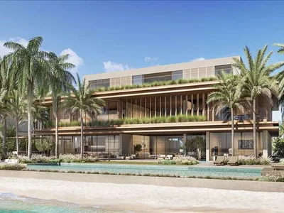 Complexe résidentiel New complex of beachfront villas Coral villas with swimming pools and sea views, Palm Jebel Ali, Dubai, UAE