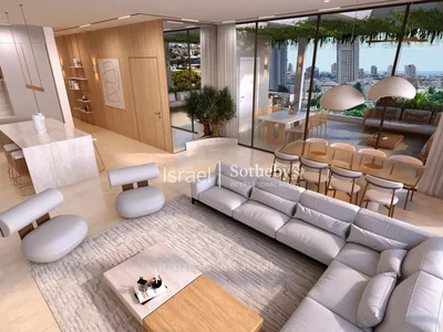 Quartier résidentiel Penthouse flambant neuf occupant tout un étage au centre de tel aviv
