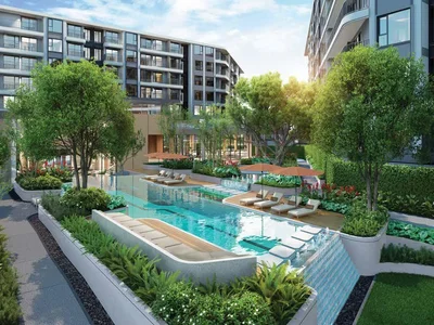 Complexe résidentiel New residence with a lagoon, a club and a co-working area, Bang Tao, Phuket, Thailand