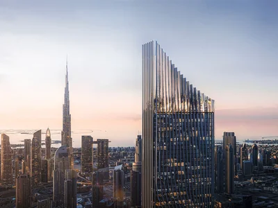Wohngebäude Ratenwohnungen in einem Hochhaus in Dubai Business Bay