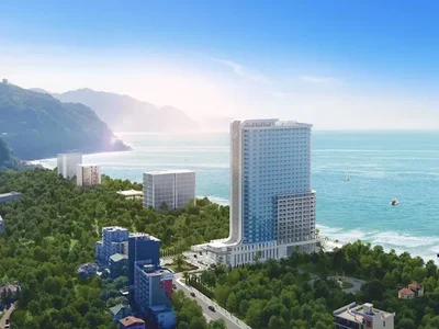 Complejo turístico Hotel rooms at Rotana Resort & Spa Batumi.