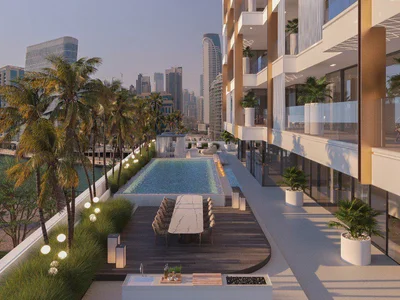 Жилой комплекс Элитная резиденция Ritz Carlton Residences от Mag Lifestyle с садами и причалом недалеко от Бурдж Халифа, Dubai Creek, Дубай, ОАЭ