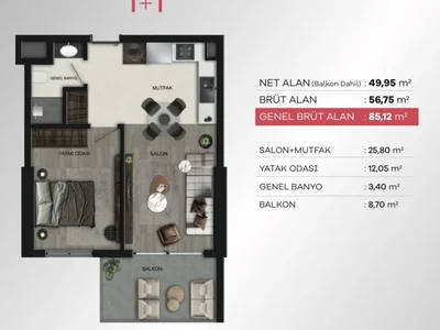 Rezydencja The Project in Bayraklı Location