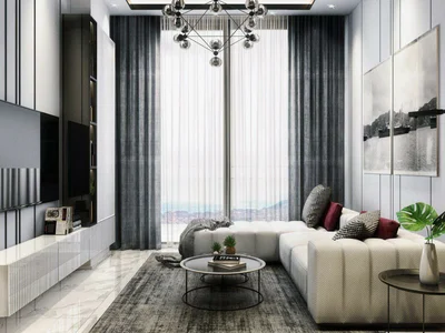 Complexe résidentiel Luxury residence with swimming pools and a view of the sea in a prestigious area, Alanya, Turkey