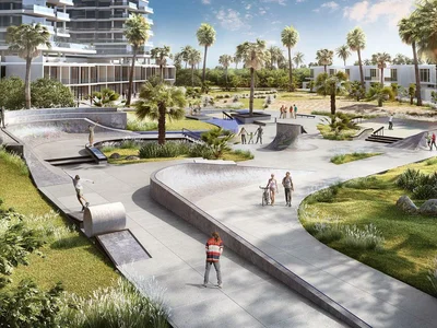 Residential complex New residence Bellavista with parks and tennis courts close to Palm Jumeirah and Dubai Marina, Damac Hills, Dubai, UAE