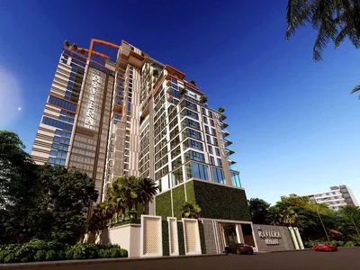 Wohnanlage New residential complex with swimming pools, a kids' club and picturesque views, Pattaya, Thailand