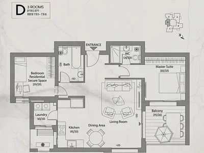Residential quarter Projet neuf du 3 au 6 pieces et penthouses a holyland jerusalem