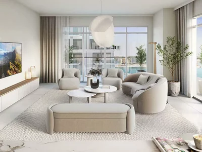 Wohnanlage New apartments with views of the sea, marina and large park, in Beach Mansion complex with private beach, Beachfront area, Dubai, UAE