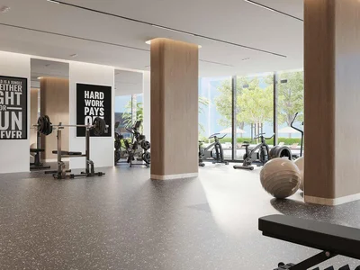 Complejo residencial New SOLA Residences with swimming pools and a kids' play area, Wasl Gate, Dubai, UAE