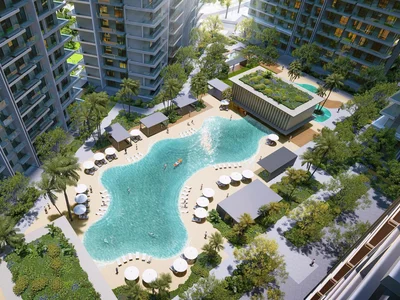 Жилой комплекс Новый высотный комплекс Milan Heights с инфинити-бассейнами и теннисными кортами, City of Arabia, Дубай, ОАЭ