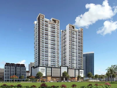 Zespół mieszkaniowy New residence Maison with swimming pools close to the downtown, JVC, Dubai, UAE