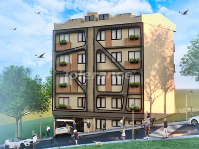 Zespół mieszkaniowy New apartments from the developer 2+1, 3+1 in Beyoğlu, İstanbul with guaranteed rental in the heart of the city