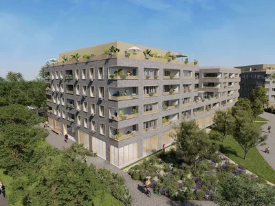 Zespół mieszkaniowy New residential complex next to the park in Creteil, Ile-de-France, France