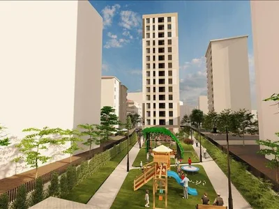 Zespół mieszkaniowy New residence with a lounge area near a metro station, Istanbul, Turkey
