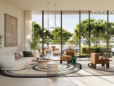 Wohnanlage New Altan Residence with an infinity pool and a multifunctional room, Green Gate District, Dubai, UAE