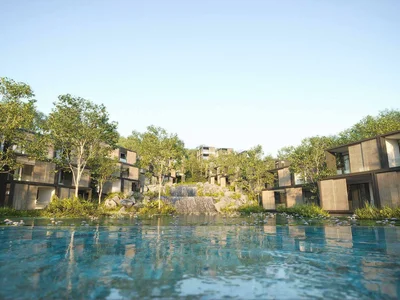 Complejo residencial New apartments in an exclusive residential complex with a good infrastructure and services near Kamala Beach, Phuket, Thailand