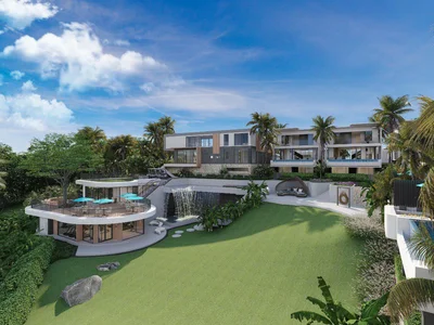 Zespół mieszkaniowy Villas with private pools, large terraces and lounge areas, Chaweng Noi, Koh Samui, Thailand