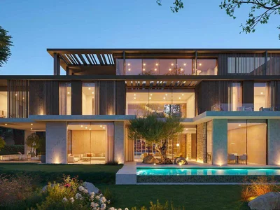 Wohnanlage New complex Acres Estates Villas with lagoons, lounge areas and clubhouses, Dubailand, Dubai, UAE