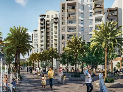 Complejo residencial Residential complex near green park, marina and city beach, Dubai Creek, Dubai, UAE