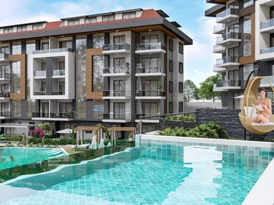 Dzielnica mieszkaniowa Excellent apartments in the heart of the prestigious area of ​​Alanya, Kestel.