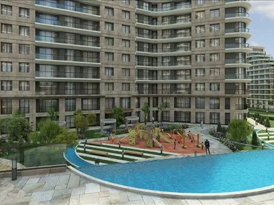 Zespół mieszkaniowy New residence with a swimming pool and a garage, Istanbul, Turkey