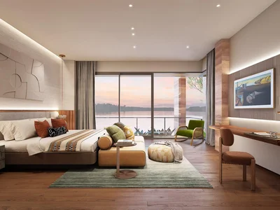 Complexe résidentiel New luxury lakeside villa complex in Cherng Thale, Phuket, Thailand