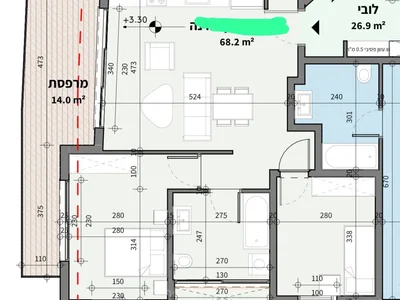 Wohnviertel Superbe 3 pieces a soutine dans projet neuf avec parking et mamad