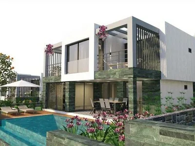 Wohnanlage Modern residential complex with a swimming pool near the beach, Bodrum, Turkey