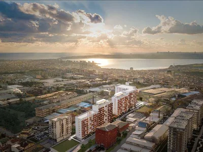 Zespół mieszkaniowy New residence with a fitness center and a parking close to the highways, Istanbul, Turkey