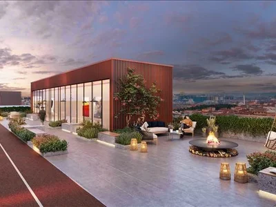 Zespół mieszkaniowy New residence with a fitness center and a parking close to the highways, Istanbul, Turkey