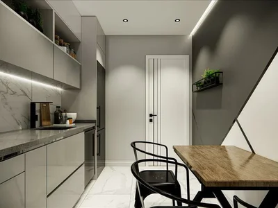 Wohnanlage New residence with a swimming pool and a green area, Istanbul, Turkey