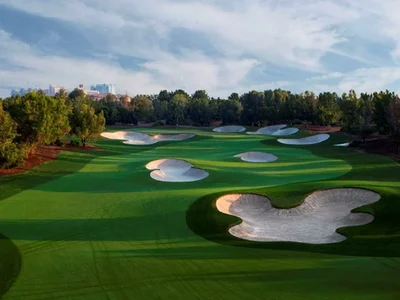 Residential complex New complex of villas and townhouses with a golf course Terra Golf Collection, Jumeirah Golf Estates, Dubai, UAE