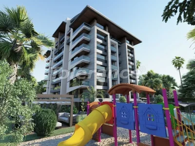 Complejo residencial Luxury apartments 2+1 in Molla Yusuf, Konyaaltı, Antalya with pool and mountain views