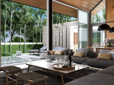 Zespół mieszkaniowy New complex of villas with swimming pools and gardens close to layan Beach, Phuket, Thailand