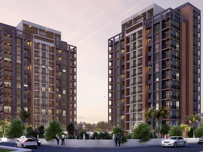 Wohnanlage Modern residential complex with swimming pool, garden, parking and sauna in the center of Mersin, Türkiye