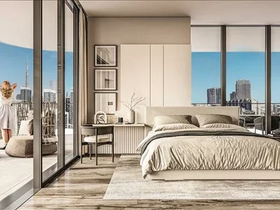 Complejo residencial High-rise residence Vento Tower with a swimming pool and a co-working area in the center of Dubai, Business Bay, UAE