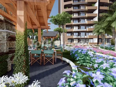 Complejo residencial 2+1 apartments from the developer in Yenişehir , Mersin with a pool