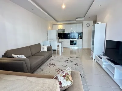 Complejo residencial Furnished 1+1 apartment in the Aura Blue complex, 350 meters from the sea.