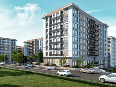 Zespół mieszkaniowy New residence with swimming pools and green areas in a prestigious area, Istanbul, Turkey