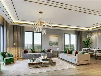 Wohnanlage New residence with a swimming pool and green areas near a metro station, Istanbul, Turkey