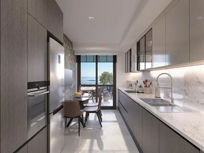 Wohnanlage New residence with swimming pools and a fitness center close to a highway and a metro station, Istanbul, Turkey