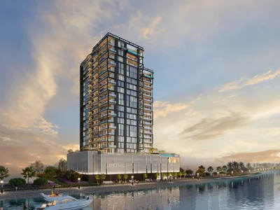 Wohnanlage New residence Crestmark on the bank of the canal, near the places of interest, Business Bay, Dubai, UAE