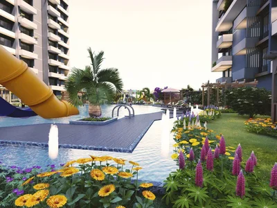 Wohnanlage Two bedroom apartments in complex with swimming pool and tennis court, 500 metres to the sea and beaches, Mersin, Turkey