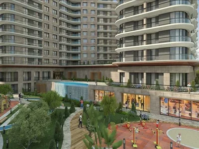 Zespół mieszkaniowy New residence with a swimming pool and a garage, Istanbul, Turkey