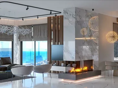 Zespół mieszkaniowy New complex of villas with swimming pools and panoramic views close to the sea and the city center of Alanya, Turkey